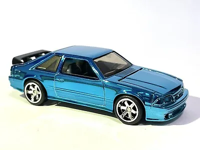 Hot Wheels “CUSTOM MADE” ICE BLUE  1993 Ford Mustang Cobra R 1/64 Car  ONLY 1 /1 • $199.11