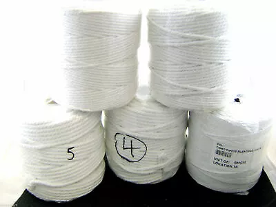 White Bleached 100% Cotton Cushion Piping Cord - Great For Macrame & Seams • £4.69