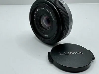 Panasonic Lumix G 20mm F/1.7 Aspherical G Series H-H020  Mint • $188.99