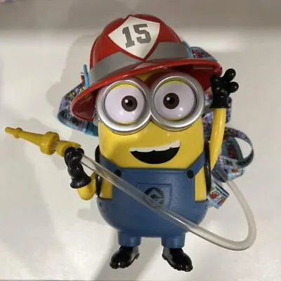 Minion Firefighter Drink Holder Universal Studios Japan Used From Japan Anime • $54.33