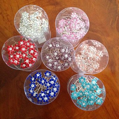 £3.99 • Buy Hair JEWELS.Pins.Gems.Wedding.Proms.Parties.Races.etc.pack 20 Flower