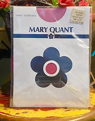 VINTAGE MARY QUANT FANCY STOCKINGS!!! Still In Packaging Unopened • $64.58