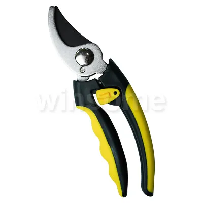 Pruning Shears Strong Garden Hand Pruner Scissors Secateurs Cutter Plants Tools • £7.49