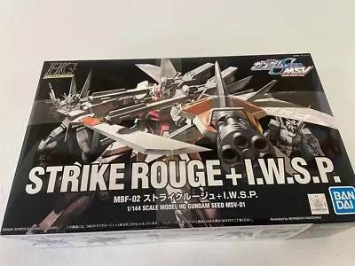 Bandai Gundam SEED MSV #01 Strike Rouge + IWSP Gundam HG 1/144 Model Kit USA • $28.95