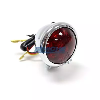 Bates Chrome LED Taillight Brake Light Retro Classic Ducati Triumph • $40.80