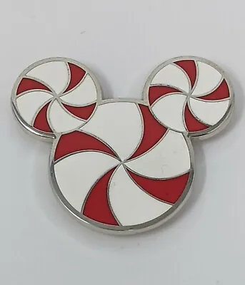 Peppermint Candy Cane Mickey Icon 2021 Christmas Holiday Disney Pin • $14.99