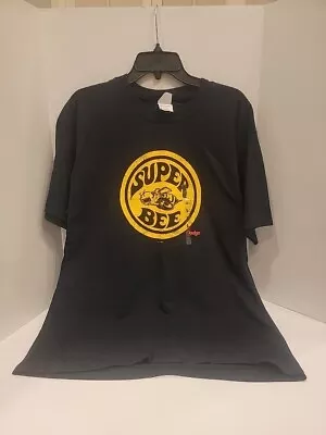 DODGE SUPER BEE NWT L T SHIRT Mopar Scat Pack Hemi RT Heavy Metal Burning Rubber • $15