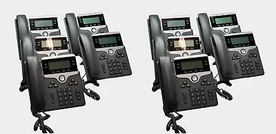 Cisco 7841 CP-7841-K9 VoIP Phone With Stand 4 Line Display Phone Lot Of 10 • $199.99