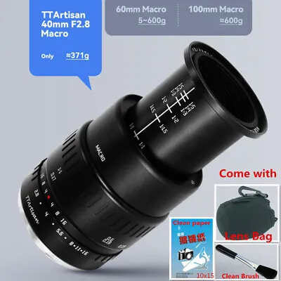 TTartisan 40mm F2.8 Large Aperture Macro Lens For Micro 4/3 M43 GH5 E-M5 Camera • $159.50