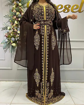 SALE Moroccan Dubai Kaftans Farasha Abaya African Plus Size Gown Wedding Dresses • $132.87