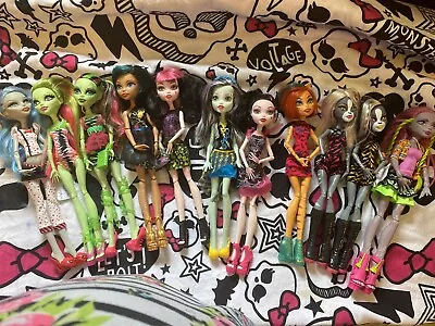 Monster High Dolls Lot Of 11 Dolls • $102.50