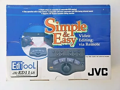 JVC Video Editing Controller JX-ED11 (J) Simple & Easy Video Editing Brand New  • $34.99