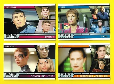 2014 Rittenhouse Star Trek Aliens Base Cards 1 - 100 You Pick Your Cards • $1