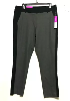 NWT Mossimo Gray Black Stretch Ankle Pants Size 12 • $14.99