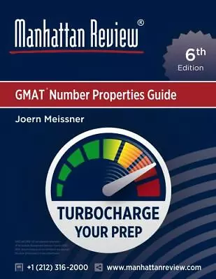 Manhattan Review GMAT Number Properties Guid- Meissner 9781629260587 Paperback • $11.38