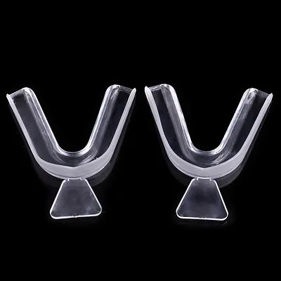 2Pcs Thermoforming Teeth Whitening Mouth Trays Dental Care Grinding Bleach Guard • $14.64