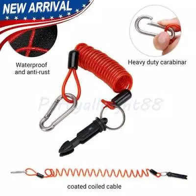 Trailer Safety Electric Breakaway Cable Brake Away Switch For Caravan Camper • $14.14