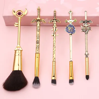 NEW LEGEND OF ZELDA Makeup Brushes Set For Powder Eyeshadow Eyebrow Concealer • $18.56