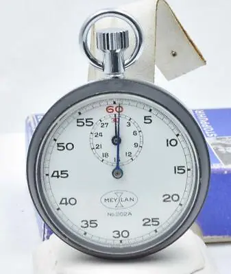 Vintage Meylan Stop Watch Pocket Watch NOT Running In Original Box • $25