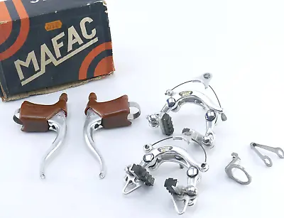 Mafac Competition Brake Set Vintage Bike Great Hoods Cable Guides • $195.30