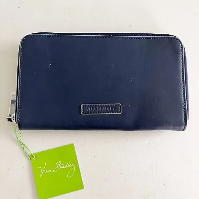 NWT Vera Bradley Accordion Wallet In Classic Navy • $25