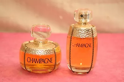 2 Vintage Factice Perfume Bottles Champagne Yves Saint Laurent Shop Display • £32.99