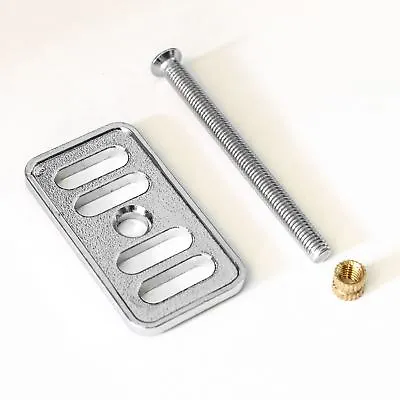 £6.99 • Buy Modern Stainless Steel Kitchen Basin Sink Decorative Overflow Cover Plate & Bolt