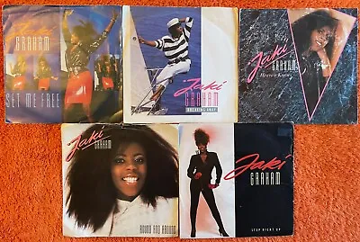 Jaki Graham - Five 7  Singles (UK) • £2.50