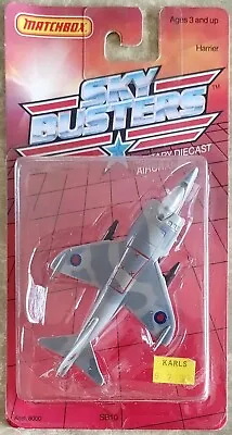 Vintage * 1988 Matchbox * Skybusters * Harrier (#sb10) * Unopened * New * • $11.99