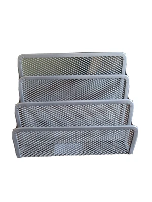 £0.99 • Buy Osco Mesh Letter Holder - Silver