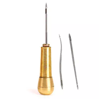 Leather Waxed Thread Stitching Needle Awl Repair Hand Tools For DIY Sewing Craft • $8.90