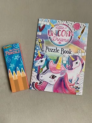 2-100 A6 Unicorn Colour  Book  And 4 Mini Pencils Party Bag Fillers Loot Toy • £46.99