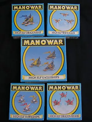 Games Workshop Man O War High Elf Fleet Multi-listing • $50.16