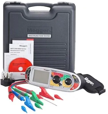 Megger MFT1721 (1008-123) Multifunction Tester C/w Personalised Calibration Cert • £1084