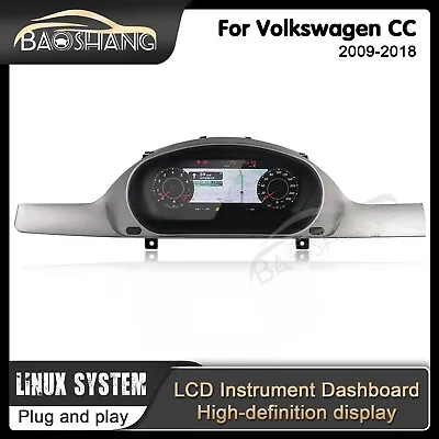 LCD Digital Cluster Instrument Speedometer For Volkswagen Passat CC B6 B7 05-19 • $650.15