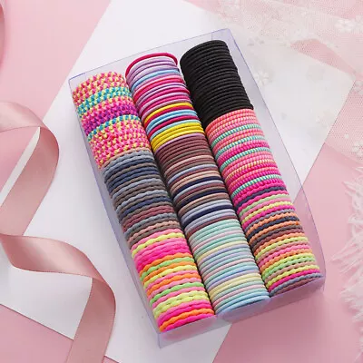 100/50Pcs Hair Tie Hair Rope Ring Rubber Band Elastic Ponytail Holder Girls Gift • $3.09