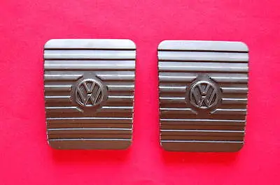 Vw Ghia Bug Bus Super Type-3 Thing Vanagon Pedal Pads Brake/clutch Pair Oem!  • $19.95