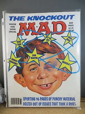 Vintage Mad Magazine Full Issue Super Special Winter 1986 The Knockout Mad-29 • $18