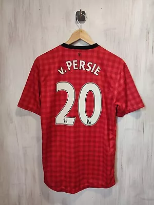 Manchester United 2012 2013 Home Sz M Nike Shirt Jersey Soccer Football V.Persie • $49.95