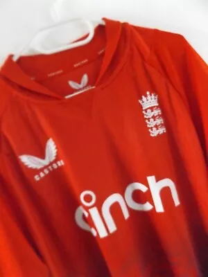 MENS 23/24 CASTORE ENGLAND CRICKET T20 SHIRT SIZE LARGE NEW Cinch • £27.77