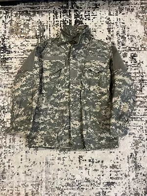 US Military Issue M65 Army ACU UCP Camo Cold Weather Field Jacket Sz Small Short • $30