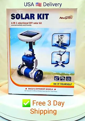 Toy Solar Kit: STEM Toy Solar Kit 6 In 1 Educational DIY Solar Kit • $20.95