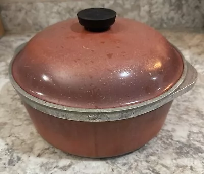 Vtg Club Cast Aluminum Dutch Oven Stock Pot W/ Lid • $9.99