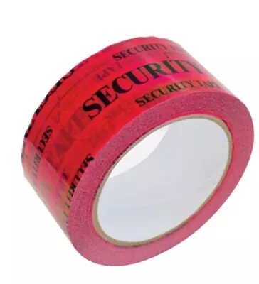 Tamper Evident Security Tape Red • £15