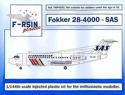 F-RSIN Models 1/144 FOKKER 28-4000 SAS Scandinavian Airlines • $24.99