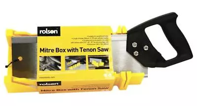 Tenon Saw & Plastic Mitre Box - 300mm X 130mm X 80mm - 58262 • £18.89