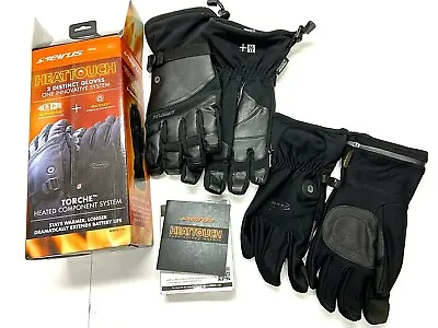 $304.99 • Buy $395 Seirus Heat Touch Torche Black Gloves NWT Size L Men Ski Snowboard W/Liner 