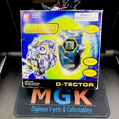 HOLY GRAIL Digimon Digivice D-Tector V2 Box Original BOXED 2003 Ver.2 USA BIB • $1500