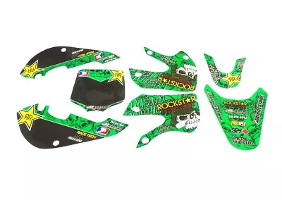 Energy Drink Rockstar Metal Mulisha Graphics Decal Kit For Kawasaki Klx110 Drz • $39.40