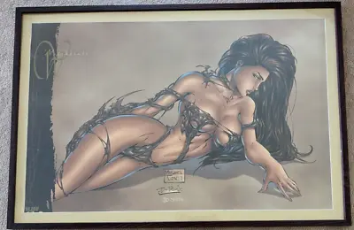 Michael Turner Witchblade Quiet Repose Poster Oop Original From 90s 27  X 40  • $299.99